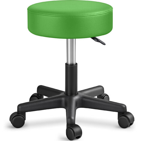TRESKO tabouret de travail tabouret à roulettes siège pivotant par 360