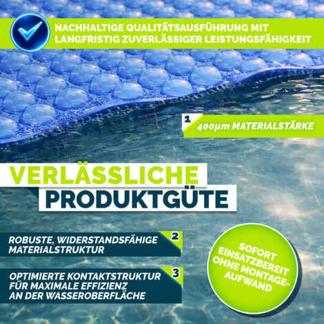 Coussin Hivernage Piscine Coussin Gonflable D'Hivernage Tillvex Pour Piscine - XXL 500 Cm - Noir - Kit Réparation Inclus Ballon Hivernage Piscine