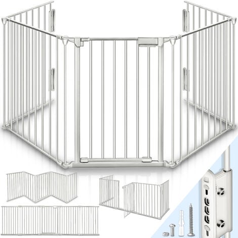 Barrière avec porte 75 75-84cm x 75cm