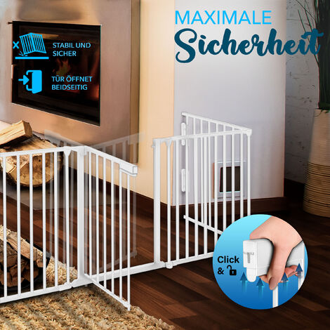 Barriere De Securite Porte Et Escalier 88-96cm Blanc à Prix Carrefour