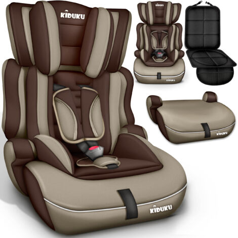 KIDUKU Silla de coche, crece con el niño, 9 kg-36 kg (1-12 años), Grupo 1/2/3