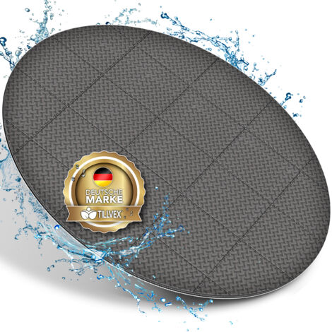 tillvex Base de hidromasaje redonda gris de 240 cm Base de piscina para jacuzzis de exterior Base de piscina con protección térmica La base protege y aísla.