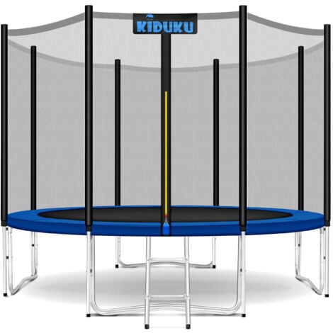 main image of "KIDUKU® Cama Elástica de Jardín Ø 427 cm | Set Completo con Red de Seguridad, Escalera, Cobertura, Anclajes y Accesorios | Trampolín Exterior Infantil Niños"