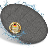 tillvex Base de hidromasaje redonda gris de 240 cm Base de piscina para jacuzzis de exterior Base de piscina con protección térmica La base protege y aísla.