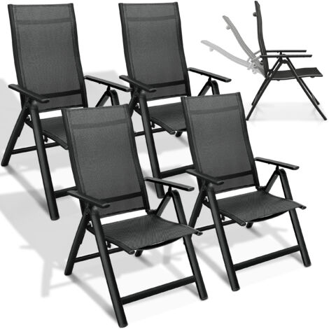 Confezione Da 4 Sedie Pieghevoli National Public Seating – Tessuto Premium, Imbottito, Struttura In Acciaio