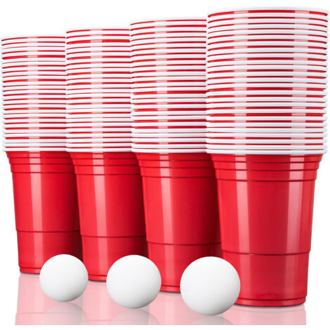 Bicchieri in plastica rossi Royal 50 pezzi - Spesa e Risparmio