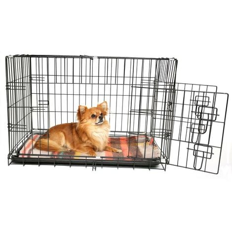 TRESKO Gabbie Pieghevole 62 x 45 x 52 cm per Cani e Gatti