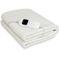sinnlein Coprimaterasso Termico per scaldare il tuo sonno lavabile fino a 40° C scaldasonno con autospegnimento temperatura regolabile a tre livelli lavabile fino a 40°C 150 x 80 cm