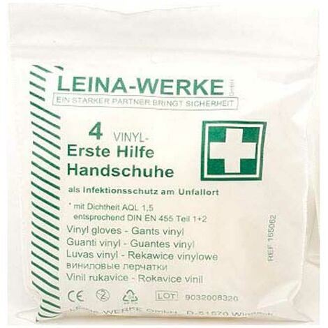 Leina-Werke Erste-Hilfe-Tasche Groß (Mit Inhalt nach DIN 13169, Rot)