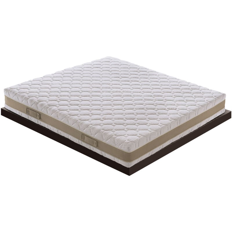 Materasso Sirmione in memory foam termico 3 strati e 7 zone