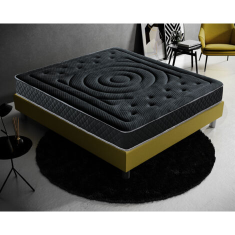 Materasso in Memory Foam – BlackMoon – Alto 21 cm – rivestimento grafene 200x200