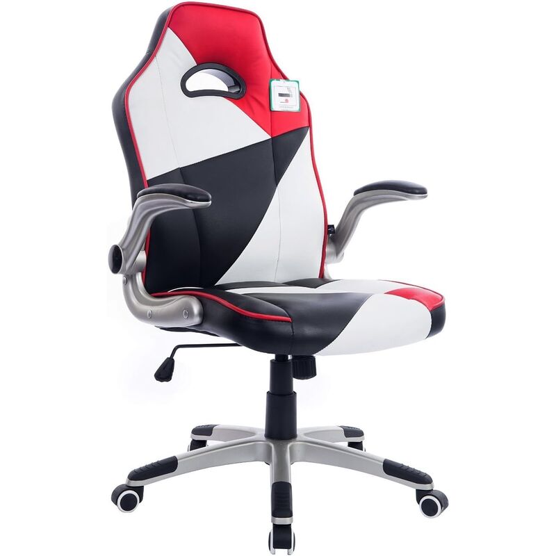 Gaming chair with fold up arms Outlet