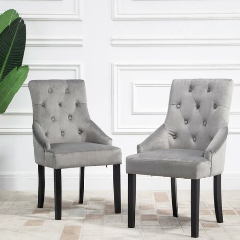 burnett tufted velvet upholstered parsons chair