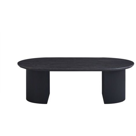 Table basse VAGOS – Coloris brun foncé – Table basse rectangulaire 120x70 cm – MDF – Design contemporain (1/5)