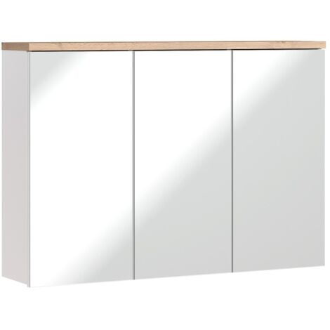 Miroir Suspendu Vicco Kiko – Blanc Brillant 45x60cm – Pour Salle De Bain