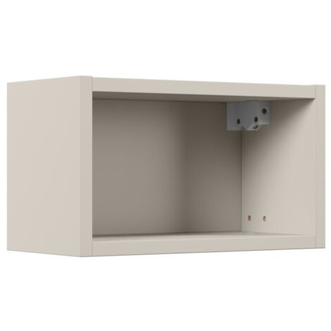 Meuble de rangement BRAZZA – Étagère murale ouverte – Coloris marron congo – 35 cm – À suspendre (1/3)