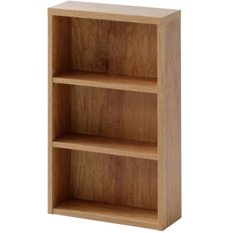 Meuble de rangement KALUNA 65 cm – Coloris bois de noyer – Petit format suspendu rustique (1/2)