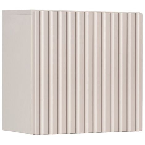 Meuble de rangement salle de bain VANO – 1 porte – Marron congo – L30 × P30 × H18 cm – À suspendre (1/5)