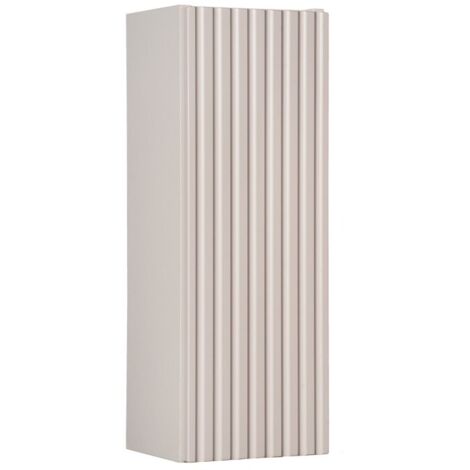 Meublorama – Armoire murale de salle de bain – MDF et panneaux mélaminés – Coloris marron congo mat – Dimensions L20 × P57 × H18 cm – À suspendre (1/4)