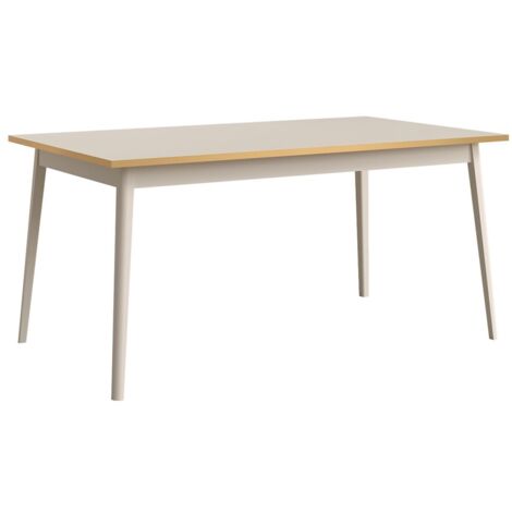 Table de salle à manger design AZURÉA – 180 cm – Coloris sable (1/3)