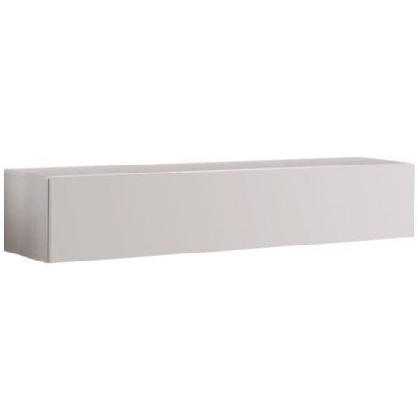 Meuble TV FLY – Cachemire mat – 3 niches fermées avec abattant (1/4)