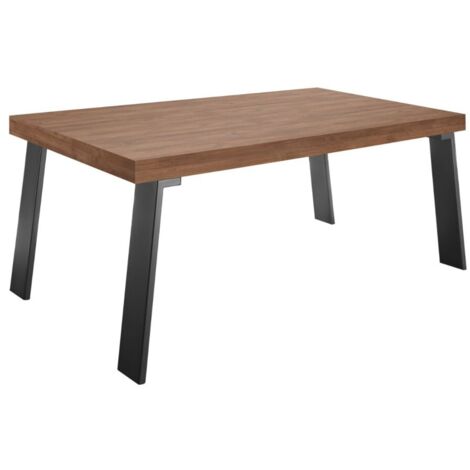 Table de salle à manger SPRING – L168 x H88 x l78 cm – Chêne et gris anthracite (1/2)