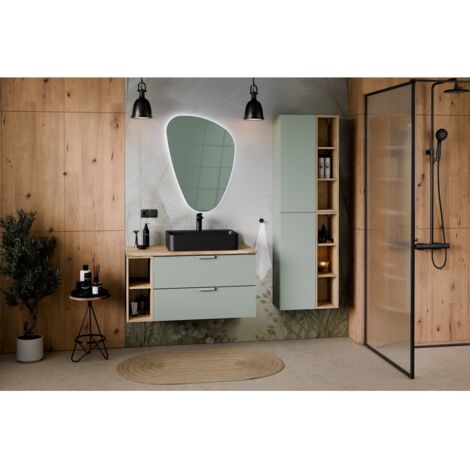 Meubles de rangement modulables OSTER 50cm – meubles suspendus vert ...