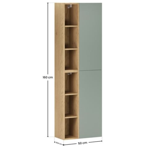 Meubles de rangement modulables OSTER 50cm – meubles suspendus vert ...