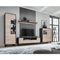 Ensemble de meubles de salon collection OASIS. Style design. - Gris