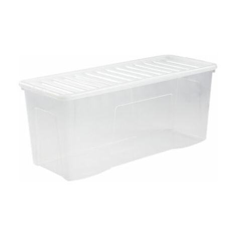 Rotho Aufbewahrungs-Box Büro Ordnungs-Kiste Plastik Korb mit Deckel Kunststoff