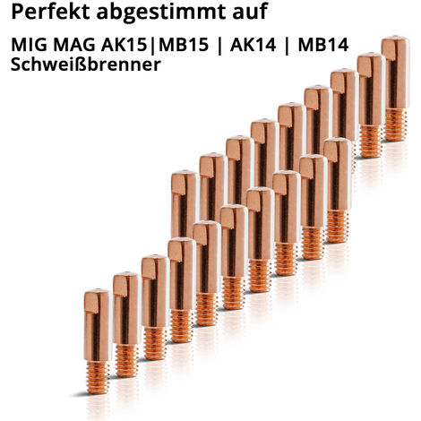 Jeu De Buses Et Supports Pour Torche Soudage MIG MAG STAHLWERK - 28 Pièces