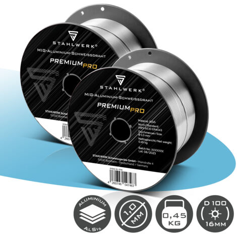 STAHLWERK MIG MAG Filo Per Saldatura In Alluminio ER4043 Si5 (ALSI-5) , 42,99 - Foto 3