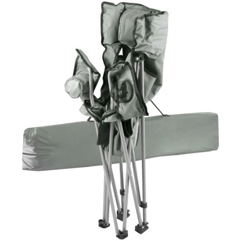 VEVOR Klappstuhl Campingstuhl - 360° Drehbar, 136kg Belastbar, Mit Tragegurt