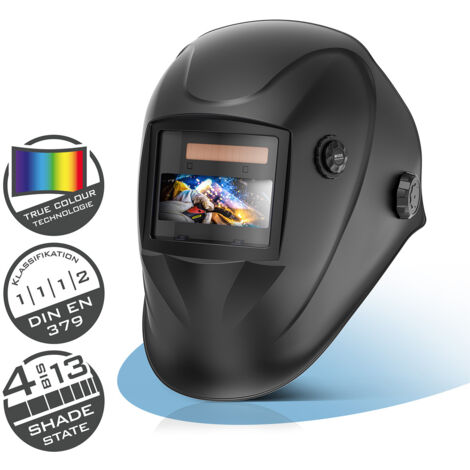 Produktbild von STAHLWERK Automatik Schweißhelm 3 In 1 BULLET True-Colour DIN 4-13 Optik 1/1/1/2