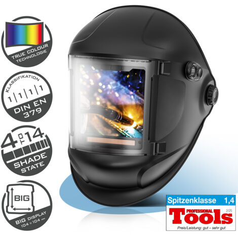 STAHLWERK Schweißhelm TITAN 3-in-1 Automatik-Schweißerhelm Schweißermaske (1/5)
