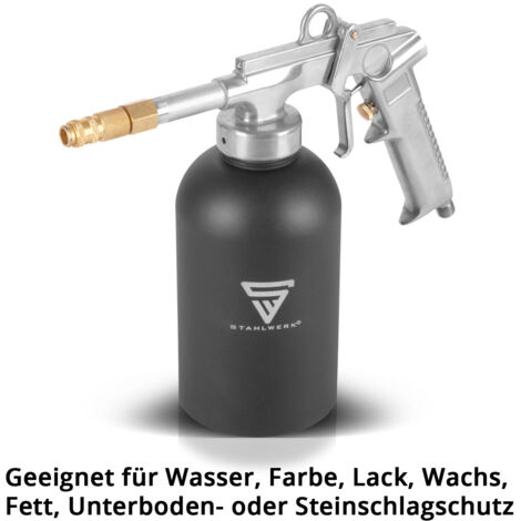 STAHLWERK Roestwerend spuitpistool 1100 ml 4-6 bar holte-ruimtepistool