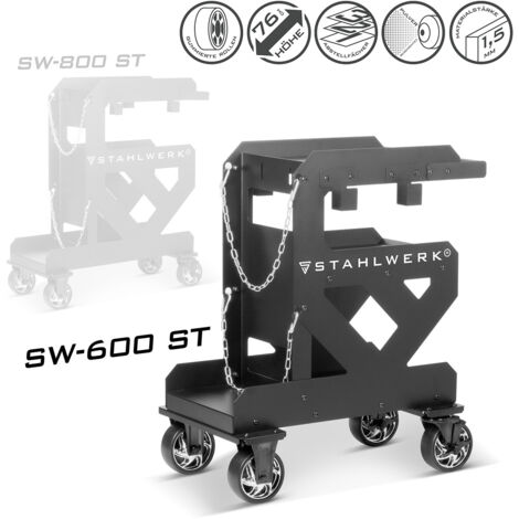 STAHLWERK Schweißwagen 1,5 mm Wandstärke Transportwagen Plasmaschneider