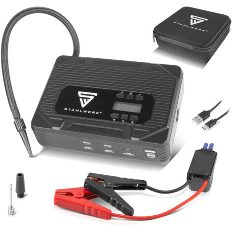 STAHLWERK PB-1400 ST Powerbank Starthilfe 400 A 14.000 mAh (1/5)