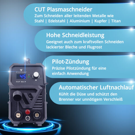 STAHLWERK Plasmaschneider CUT 80 P Digital 80 Ampere 25 mm Schneidleis, 679,99 STAHLWERK Plasmaschneider CUT 80 P Digital 80 Ampere 25 mm Schneidleis, 679,99