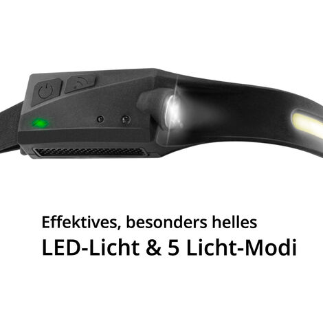 STAHLWERK LED Stirnlampe ALS-350 ST Leistungsstarke Kopfleuchte