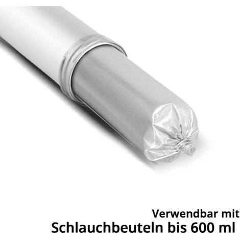 STAHLWERK Pistolet à Silicone SPB-600 ST Avec 600 Ml En Aluminium Presse A Silicone 86356735