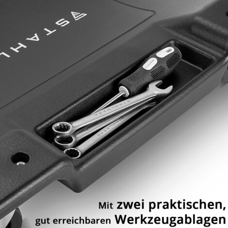Produktbild von Kfz-Rollbrett RC-40 ST Mit 500 Kg Tragfähigkeit Und 6 Beweglichen Rollen Ergonomisches Montagerollbrett Montageliege Werkstattrollbrett Werkstattliege Aus Robustem Kunststoff