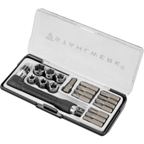 TECPO Schraubendreher Set 100-tlg – Mit Bits, Stecknüssen, Präzisions- Und Winkelschraubendrehern