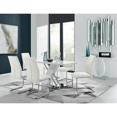 stainless steel dining table 6 seater