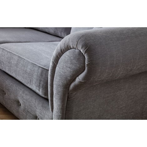 Lindy Right Hand Corner Sofa in Charcoal