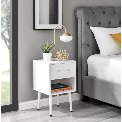 Chrome nightstand deals