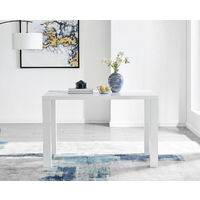 Pivero White High Gloss Dining Table (4)