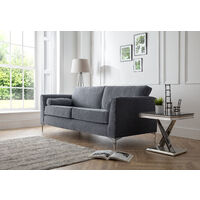 Vera 3 Seater Sofa in Charcoal