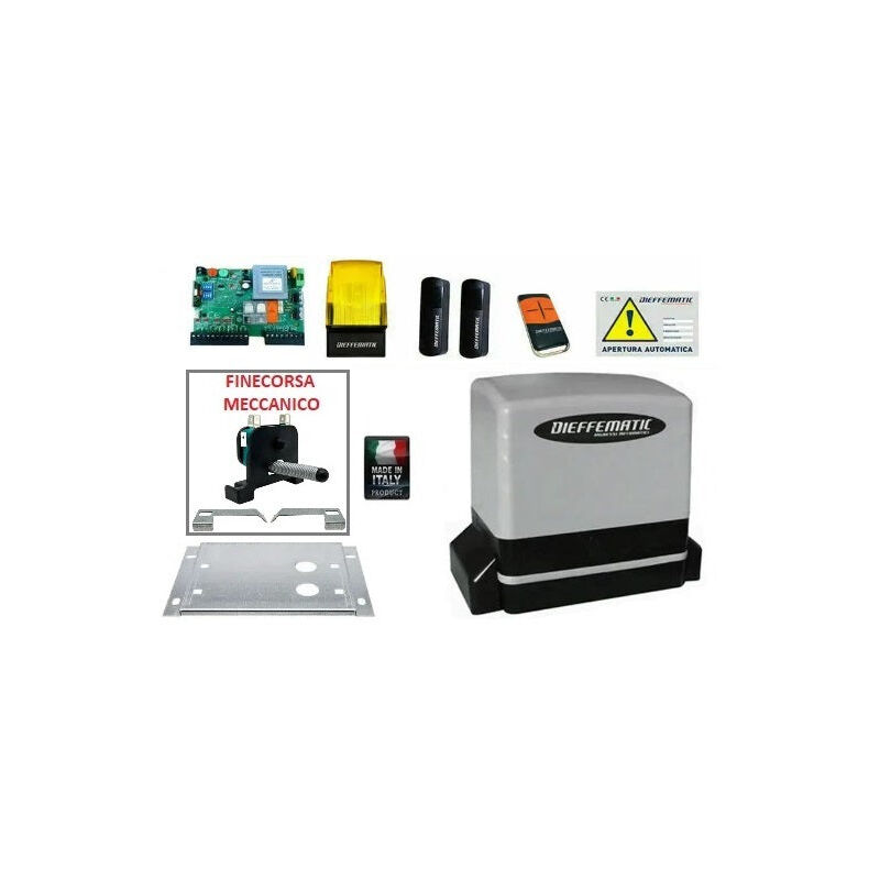 Kit Cancello Scorrevole Si Adatta A Faac Bft Came Serai V2 Vds Proteco 600kg 230