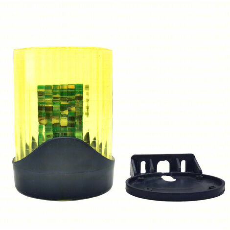 Lampeggiante A Led Universale 220v 230v Automazione Cancelli Motorizzati Giallo